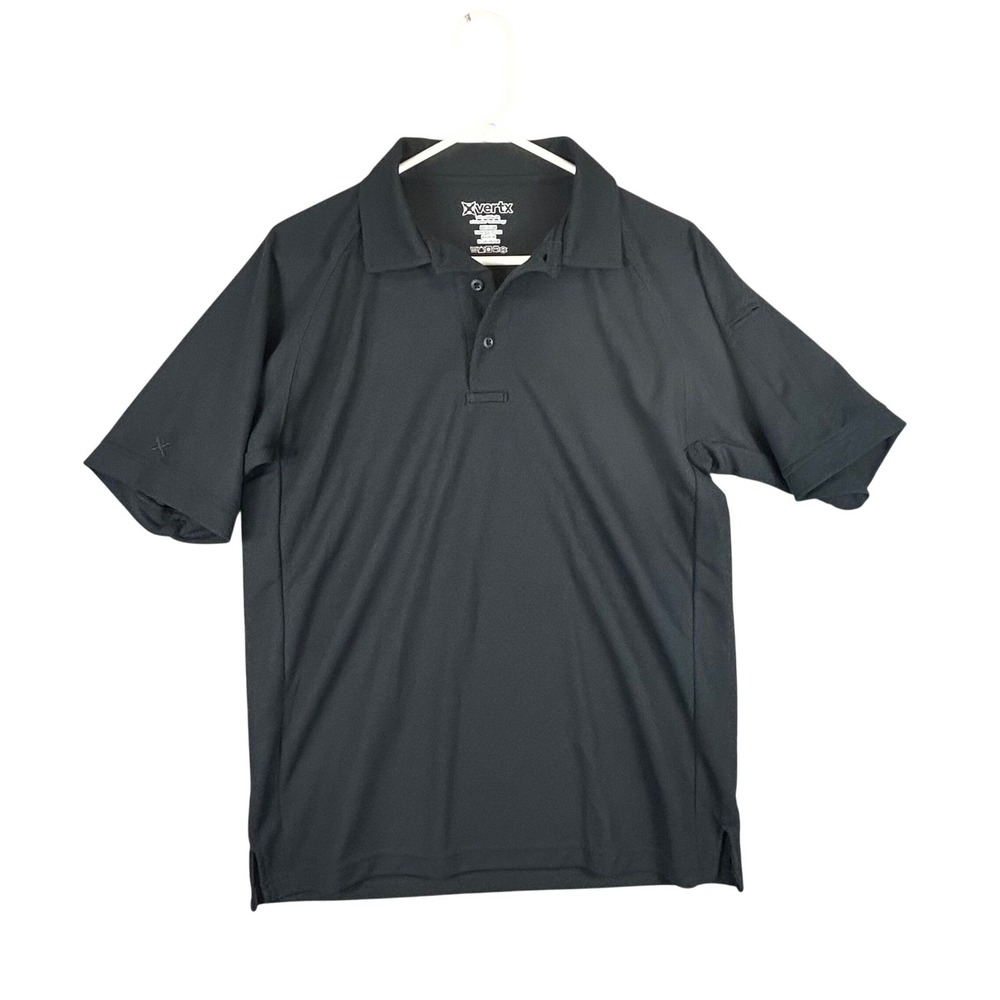 Vertx Mens Coldblack Tactical Polo Shirt Black Short Sleeve VTX4000P Medium